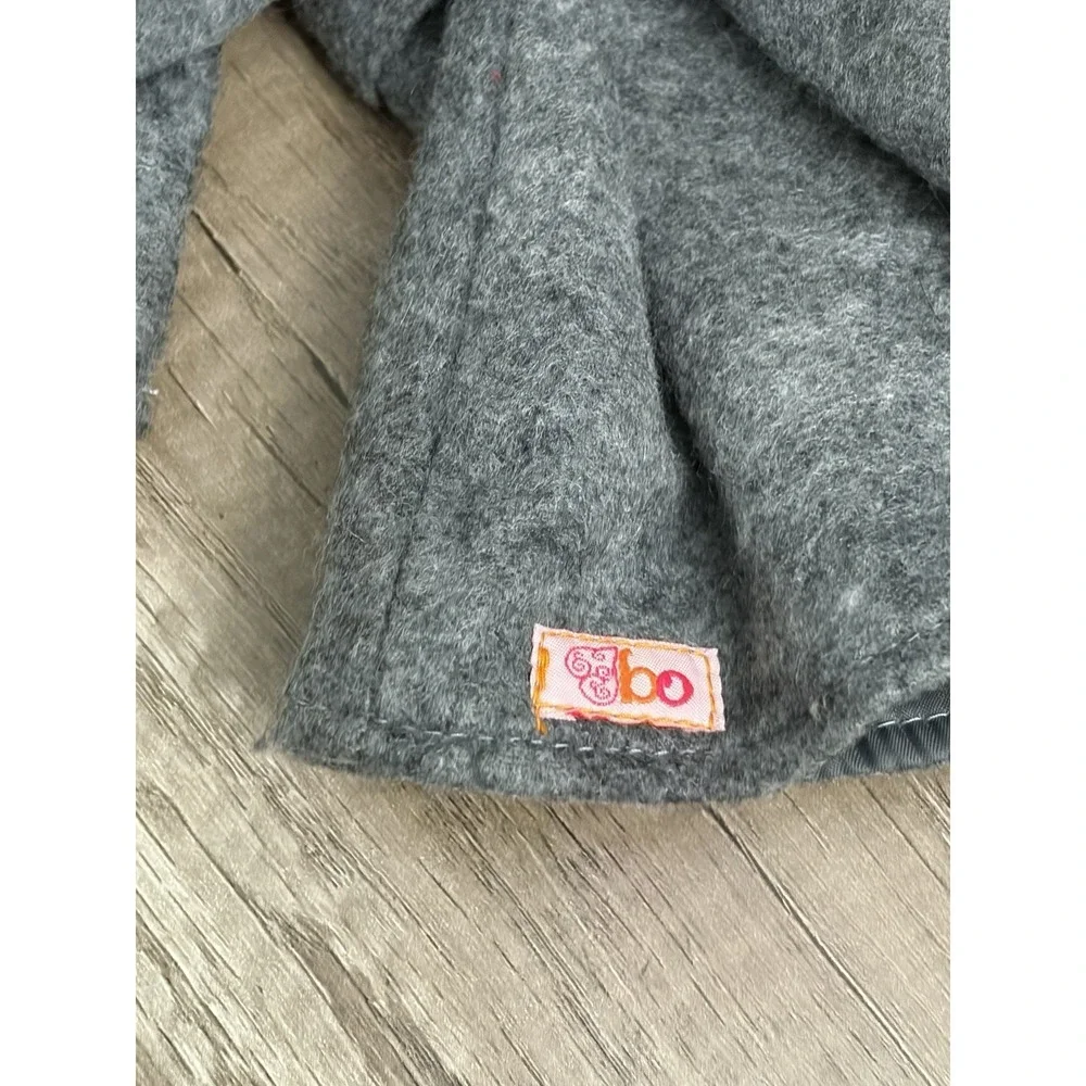 Our Generation OG Doll Gray Winter Coat Wool Peacoat Belt Retired Clothes